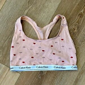Calvin Klein Women’s Bralette‎ With Lips Size Medium